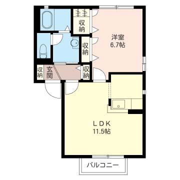 クレストタウンＨ 101号-16