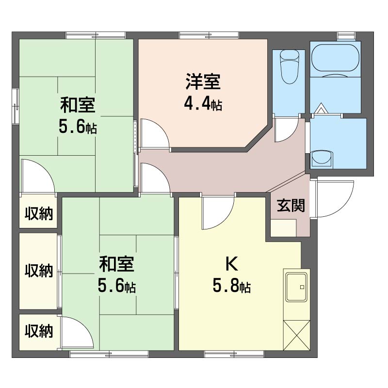 峰岸ハイツ201-2