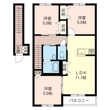 フォレスト　三室203-2