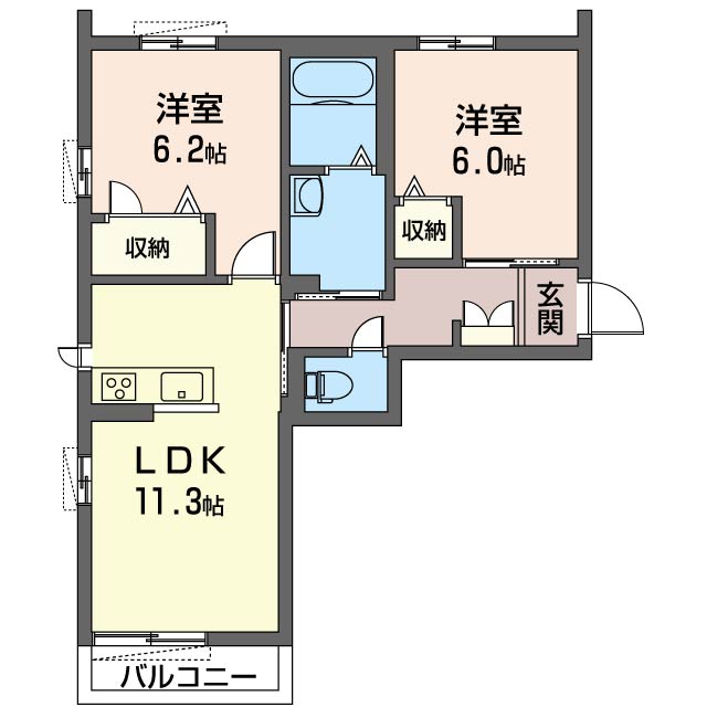 クレール　ドゥ　リュンヌ 203号-15