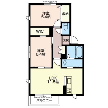 コンフォート吉岡　Ｂ 202号-15