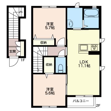 フィオーレ茜 201号-14