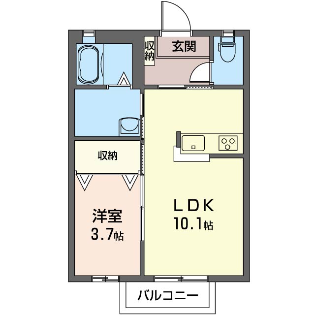 マストライフ高崎上大類Ａ206-2