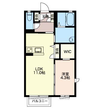 メゾン・ド・華　Ｂ 201号-16