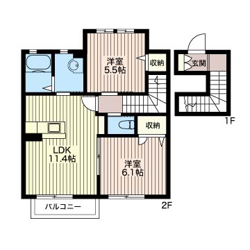 シャーメゾン　ノアール 202号-16