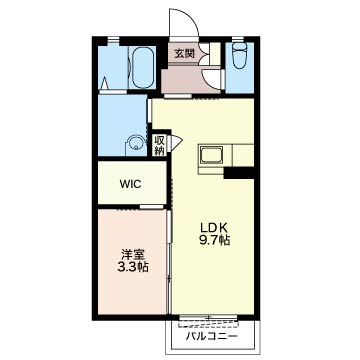 シティーハイムＷＩＮＧ笠原206-2