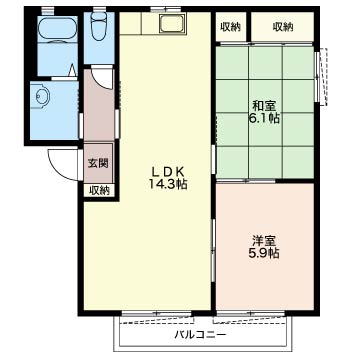 パークサイドハイツ 202号-16