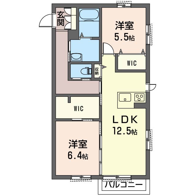 レティシア緑岡　Ⅱ202-2