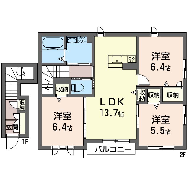 シャーメゾン　パークハウス　プレリュード 201号-16