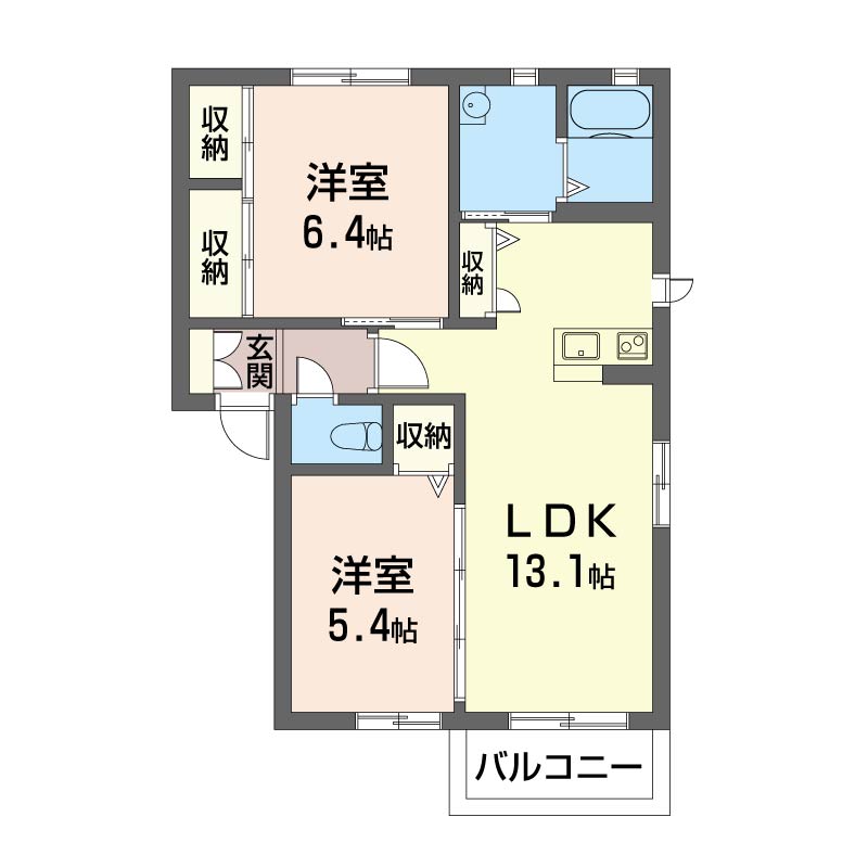 グランドゥールＢ 201号-16