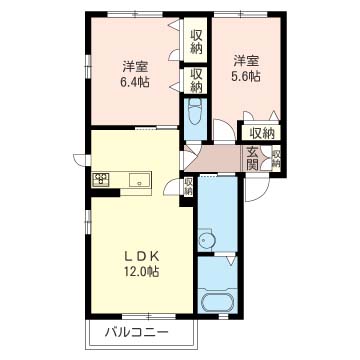 レ・クラヴィエ　Ａ 202号-15