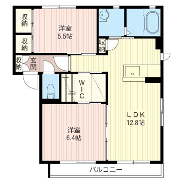 ヴィラ・クオレール　Ｂ201-2