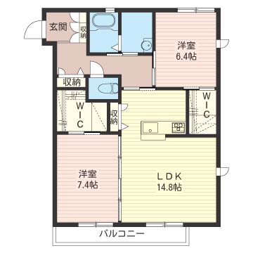 シャーメゾンやすらぎ 201号-6