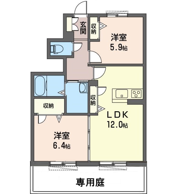 コーポ花水木Ａ 102号-16