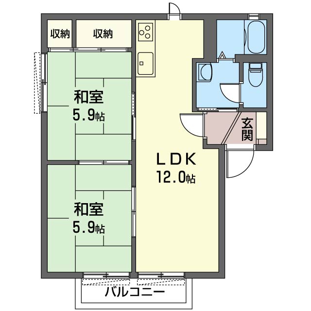 ラフォーレ田部井A 201号-7