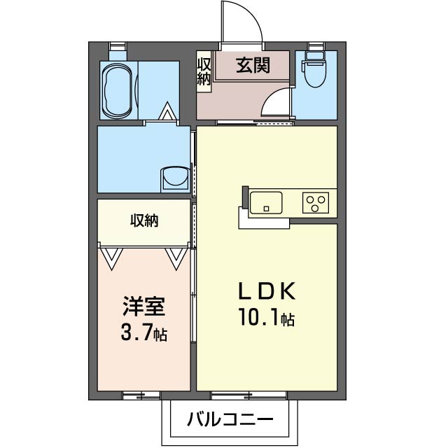 マストライフ高崎上大類Ｂ205-2