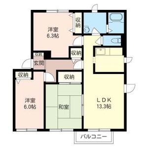 フォーチュナパーク一番町Ｂ 201号室