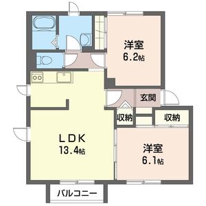 オークヒルコートＡ 202号室