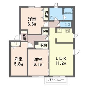 オークヒルコートＥ 201号-13