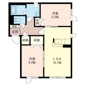 タウンコート中の島 202号室