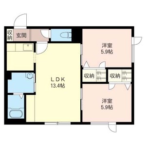 プランドールＣ 101号室