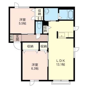 シャーメゾン新琴似Ⅱ 102号室