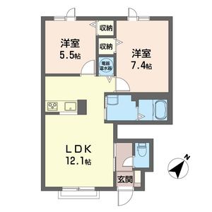 シャーメゾン月寒フィフティー 102号室