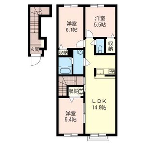 シャーメゾン　リバーストン 205号室
