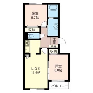 グランビレッジ公園通E 202号-13