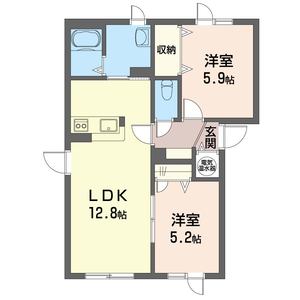 Ｓ．ＰＬＡＺＡ　Ａ 101号室