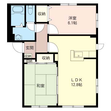 新道東フラットＡ 102号-2