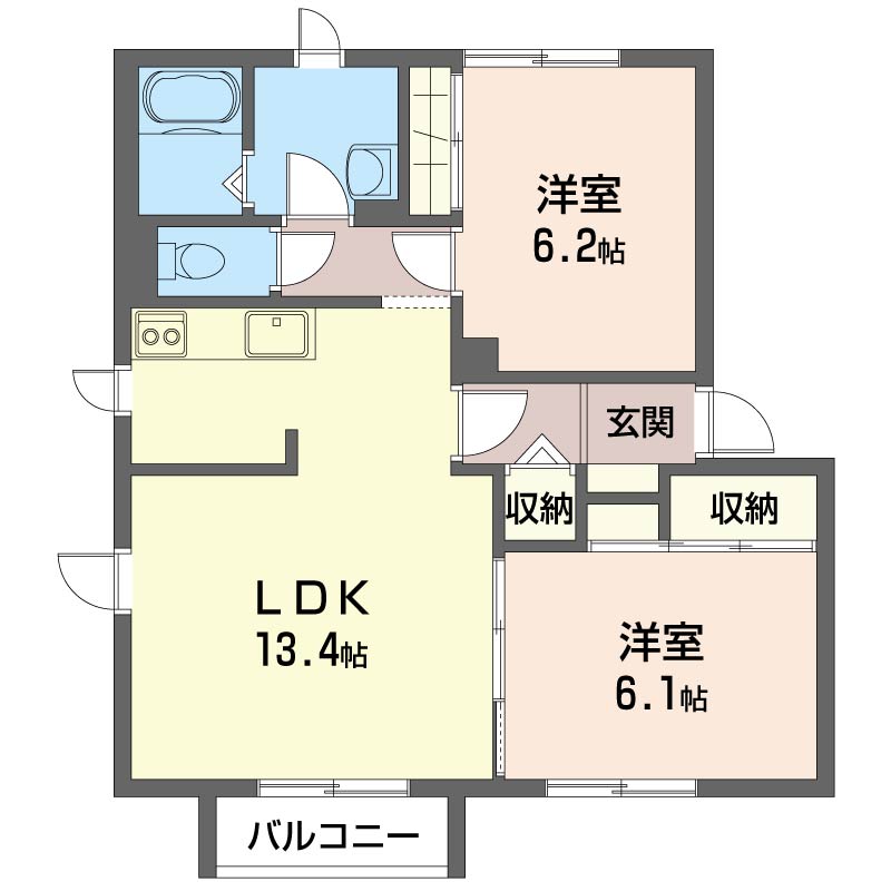 オークヒルコートＡ 202号-14