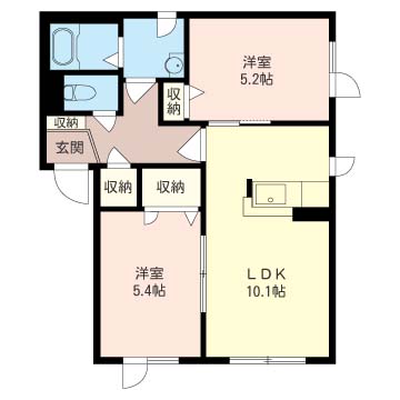 タウンコート中の島 202号-14