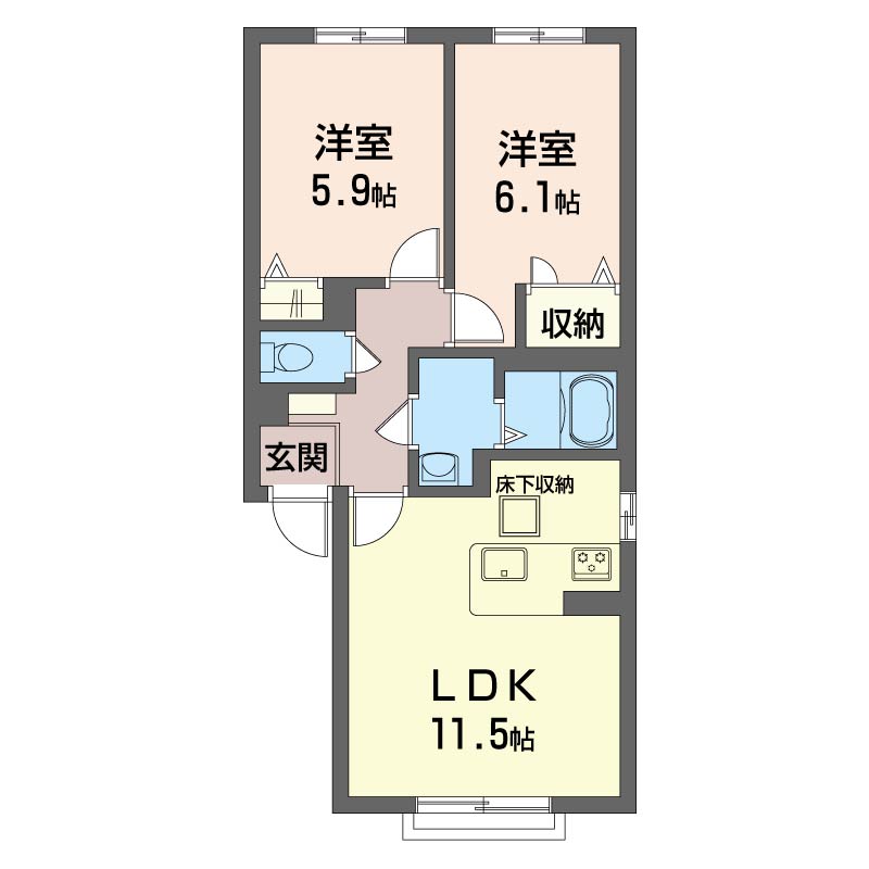 シャーメゾンメイプルⅡ 102号-15