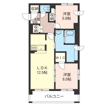 ヒルズ白石本通り 401号-13