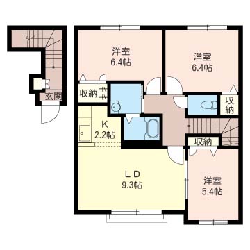 リバーフィールド伏古Ａ202-2