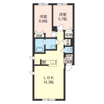 シャーメゾンハピネスⅢ201-2