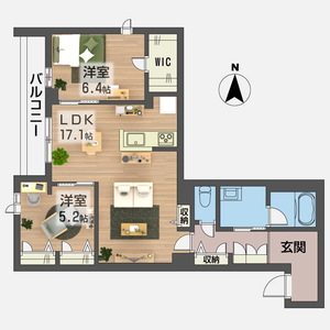 ノエル　盆栽陸橋 203号-2