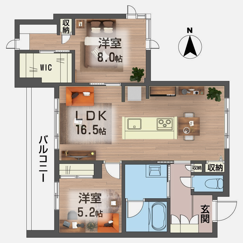 ルミチェーロ 405号-2