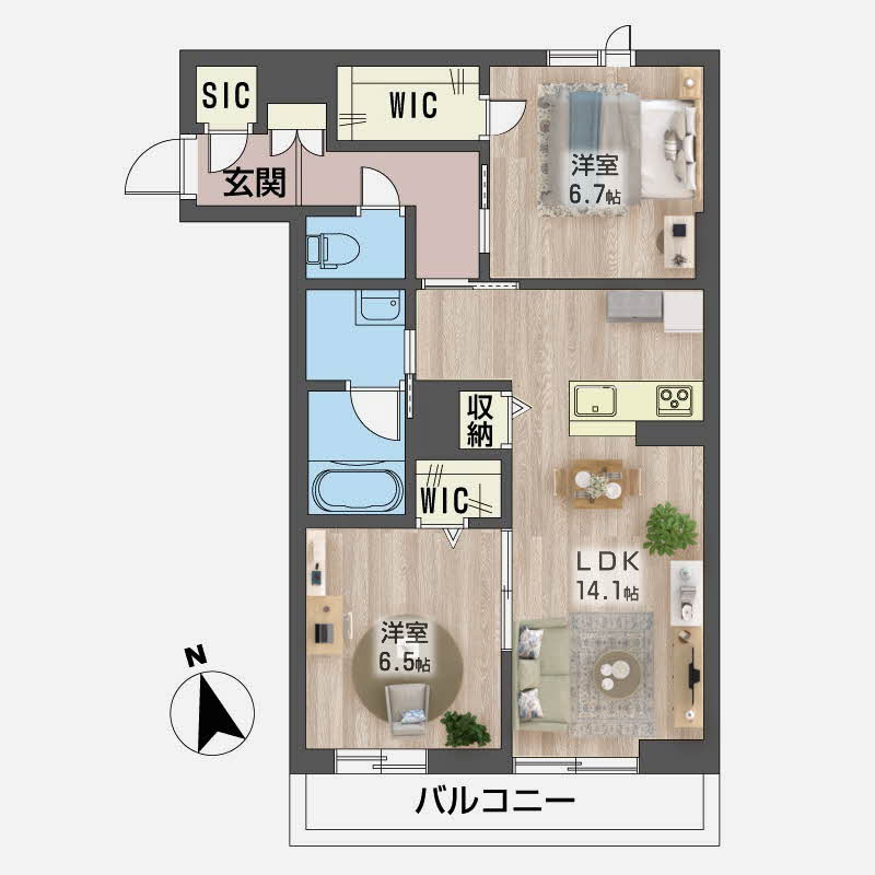 ラ・フレーズ 203号-5