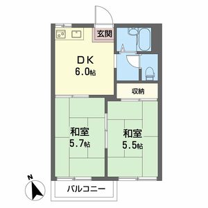 グリーンコーポ石橋 B202号室
