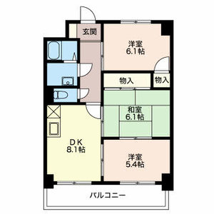 八田坪井ハイツ 0202号-2