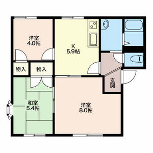 ハピネス福元 A102号-2