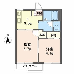 コーポ大間 A201号室