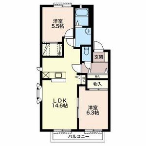 ＳＴ．ＭＡＲＩＮＥＲＳ　ＣＲＡＤＬＥ A201号室