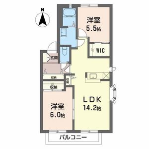 ＳＴ．ＭＡＲＩＮＥＲＳ　ＣＲＡＤＬＥ A202号室