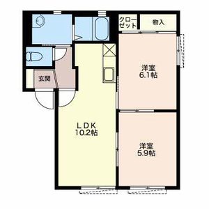 カームエイト D102号室