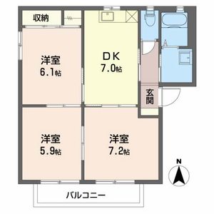 コートハピネス A202号室
