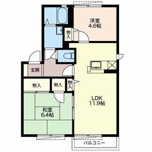 シャルム A203号室