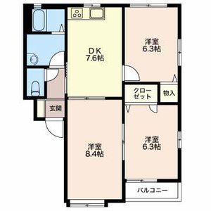 パインコート高宮北Ⅰ 0202号室